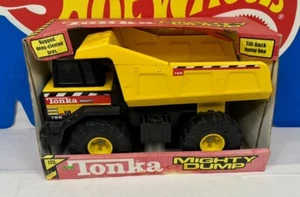 Vintage Tonka Mighty 768 Steel Large 17" Dump Truck 1999 Hasbro - XMB 975 Tires - Picture 1 of 17