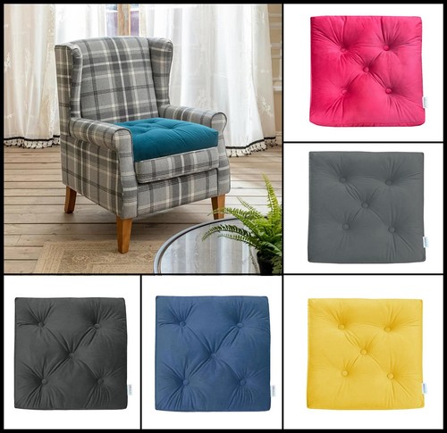 50cm Armchair Booster Cushion Velvet Seat Pad Riser Cushion For Elderly ...