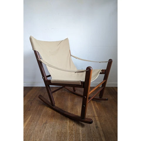 SAFARI ROCKING CHAIR Vintage Gold Medal Furniture Co. Mid Century Cover