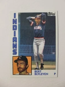 BERT BLYLEVEN 1984 TOPPS BASEBALL CARD #789 CLEVELAND INDIANS - Picture 1 of 2