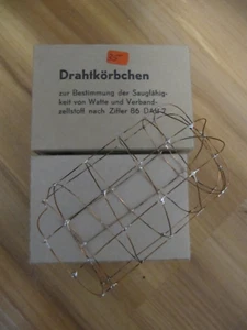 Drahtkörbchen Laborbedarf L-8cm B-5cm neu OVP - Bild 1 von 2