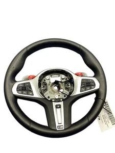OEM BMW G12 G30 G32 G01 G02 G05 G06 F90 F92 F97 M Sport Leather Steering Wheel - Picture 1 of 8