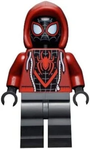 LEGO Superheroes Spider-Man: Miles Morales Minifigure Skateboard Web Blasts Cape - Picture 1 of 5