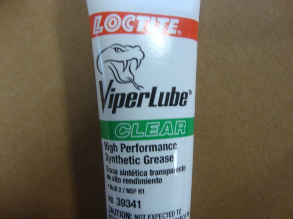 LUBRICANTE LOCTITE VIPER 3 oz GRASA SINTÉTICA TRANSPARENTE ALTO RENDIMIENTO #39341 PERRO GRANDE Foto 1 de 3