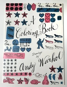 Andy Warhol Coloring Book 1990 1st Edition With Slipcase Pop Art - Picture 1 of 20