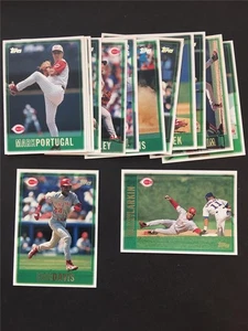 1997 Topps Cincinnati Reds Team Set Series 1 & 2 - 16 Cards - Picture 1 of 1