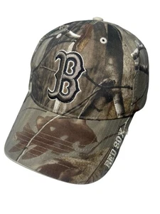 Boston Red Sox Camuflado Limpieza Ajustable Papá Sombrero MLB Mercancía General - Imagen 1 de 7