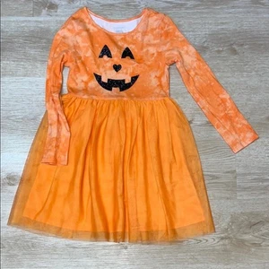 Jumping Beans All Day Play Dress Halloween Jack O Lantern Pumpkin Tutu Skirt - Picture 1 of 5