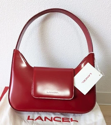 Bolso de Mano Lancel Cartera Imitación Cuero en Rojo NUEVO con Defectos Foto 1 de 4
