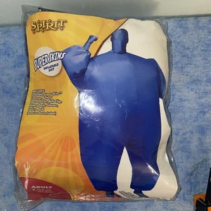 SPIRIT HALLOWEEN Kostüm Super Skins aufblasbar BLAU Blimp Anzug Erwachsene Einheitsgröße - Bild 1 von 4