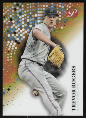 2022 Topps Pristine Gold Refractor #132 Trevor Rogers /50 Miami Marlins - Image 1 of 2