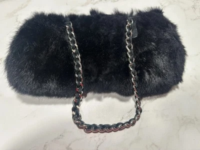 Bolso sin asas para mujer de fiesta de noche en negro Foto 1 de 4