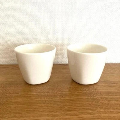 Issey Miyake x iittala mug cup WHITE Set of 2 - Photo 1/4