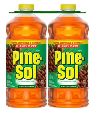 Limpiador Multi-Superficie Pine-Sol 2X Original Concentrado 2 Unidades x 60 Fl Oz Foto 1 de 4