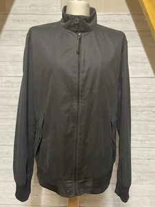 Superdry Mens Black Bomber Harrington Style Zip Up Jacket Outdoor Size XL - Picture 1 of 11