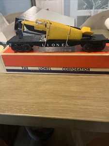 LIONEL 6800 #2 FLAT CAR-w-PLANE- C-9 BLT'57-59 STOCK BOX  LK/N - Picture 1 of 9