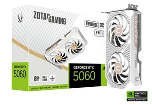 ZOTAC 8GB RTX 5060 TWIN EDGE OC WHITE EDITION Graphics Card - Picture 1 of 5
