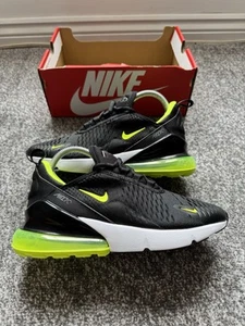 Nike Air Max 270 Negro Lightning Blanco Volt Talla 5.5 HJ9204-001 - Imagen 1 de 9