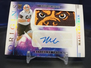 2025 Panini Origins Mason Graham Auto Rookie Jerseys Jumbo Dawg Eyes* READ 🔥 - Picture 1 of 8