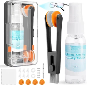 Microfiber Glasses Cleaning Kit Eyeglass Cleaner Glasses Lens Cleaner Spray - Picture 1 of 7