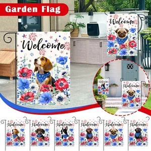 12*18 Inches Double-sided Garden Flag Outdoor Courtyard Outdoor Flag Decoration - Picture 1 of 13