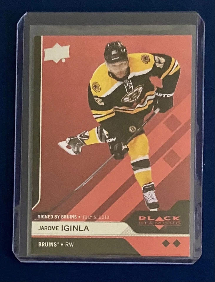 2013-14 Upper Deck Black Diamond Star Ruby /50 Jarome Iginla - Image 1 of 3