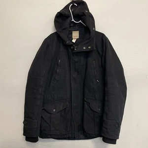 Giacca parka Diesel Chore vintage boxy fit trapuntata foderata nera uomo taglia small - Foto 1 di 13