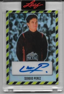 Sergio Perez 2023 Leaf Whatnot Exclusive Auto #2/5 Formula One Red Bull Racing - Picture 1 of 2