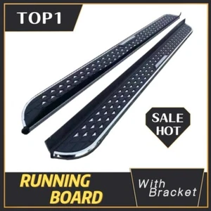 Escalón lateral de aluminio 2 piezas apto para Hyundai Santa Fe Sport 2013-2018 Nerf Bar Borad - Imagen 1 de 11