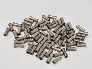 50 pcs Vintage Antique Silver Plated 11mm Tube Metal Spacer Beads Crafts Jewelry - Picture 1 of 2