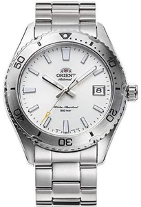 Orient RA-AC0Q03S Men's Mako 40 Silver Band Automatic Watch - Picture 1 of 2