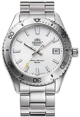 Orient RA-AC0Q03S Men's Mako 40 Silver Band Automatic Watch - Image 1 of 2