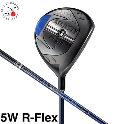Majesty Golf Royale Fairway Wood 5W R-Flex LV 550 Graphite Shaft Men Head Cover - Image 1 of 4