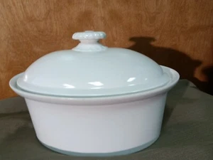Arabia of Finland Oval White Porcelain Ceramic Casserole Dish 11 X 4.5" See Pics - Picture 1 of 6