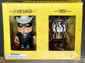 Disney Vinylmation Set, THE LONE RANGER, (with Tonto). NRFB NEW - Picture 1 of 9