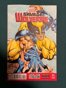 Savage Wolverine 1 Sketch Variant Marvel 2013 Tim Levndoski Art Cover - Bild 1 von 1