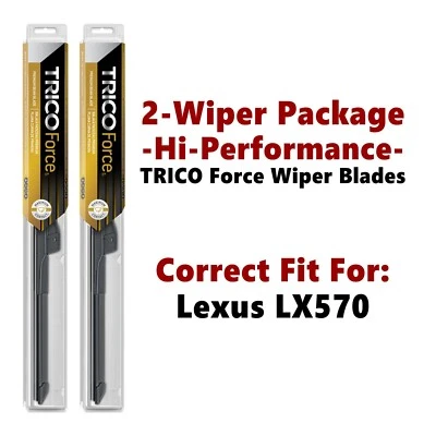 Hi-Performance 2-pk Wipers fits 2008+ Lexus LX570 - 25240/220 - Изображение 1 из 4