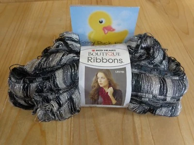 Fio de fitas Red Heart Boutique 1 Ball City 1938 cinza preto prata 42 jardas - Imagem 1 de 3