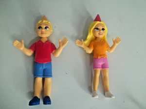 Target Ankyo Animals Boy & Girl Wearing Party Hat Cake Toppers - Picture 1 of 6