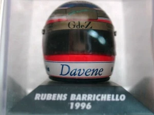 WOW EXTREMELY RARE Helmet Barrichello Arai Jordan Hockenheim 1996 1:8 Minichamps - Picture 1 of 3