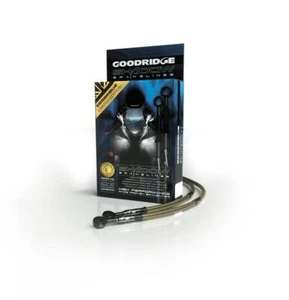 TRIUMPH DAYTONA 955i 01-03 RACE FRONT GOODRIDGE GOLD SS HOSES KIT - Picture 1 of 2