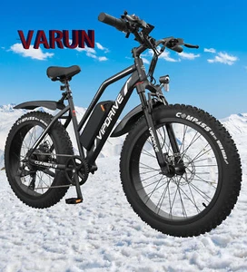 Vipdrive Fat Tire 26'' Electric Bike for Adult Mountain Bicycle Peak 750W 48V - Picture 1 of 9