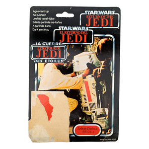 Vintage 1983 Star Wars Palitoy R5-D4 Tri-Logo Cardback