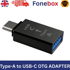 Type C To USB Adapter USB A 3.0 Female USB C Male OTG Data Connector - Picture 1 of 3