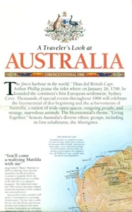 VINTAGE - NATIONAL GEOGRAPHIC MAP - A TRAVELER'S LOOK AT AUSTRALIA - 1988 - Bild 1 von 2