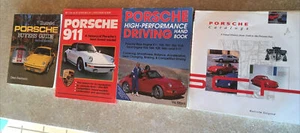 4 X Porsche Books From The 80’s Buyers Guide Catalogues History Driving Guide - Picture 1 of 12