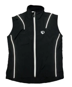 Pearl iZumi Vest Women's S Black Reflective Cycling Vtg Y2K - Picture 1 of 6