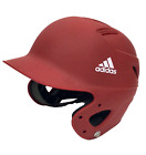 EUC Adidas Captain Sr Senior KBH3A casque de battage adulte 7 pouces ~ 7 5/8 pouces rouge mat