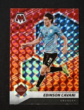 2021-22 Mosaic Road to the World Cup FIFA Base Red #121 Edinson Cavani - Uruguay