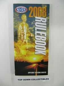 2008 NHRA Rule Book Supplement to National Dragster - Picture 1 of 1